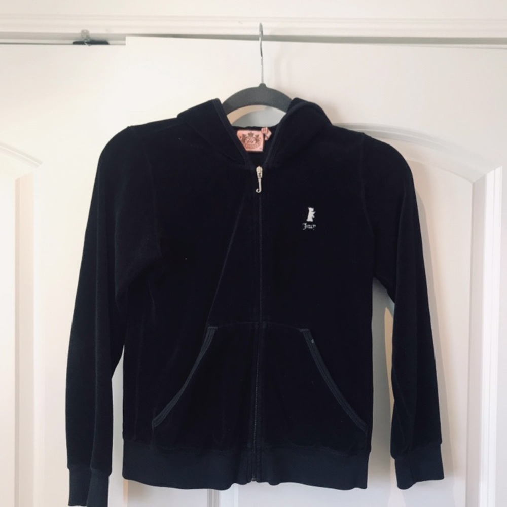 Juicy Couture Kids Size 14 Velour Tracksuit Jacket